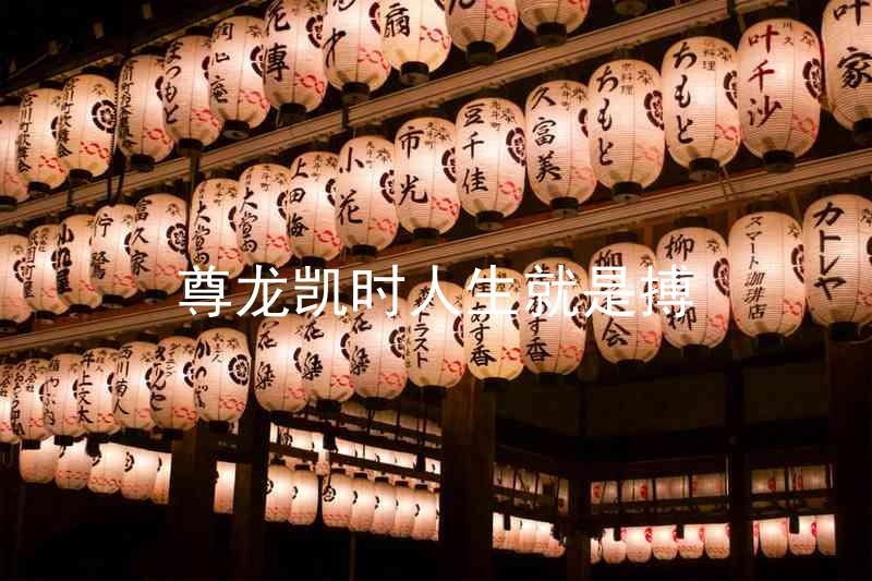 尊龙凯时人生就是搏